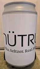 Rare NUTRL Vodka Seltzer Promo Can Cooler Handle Wheels Plastic 18L 23x12x14