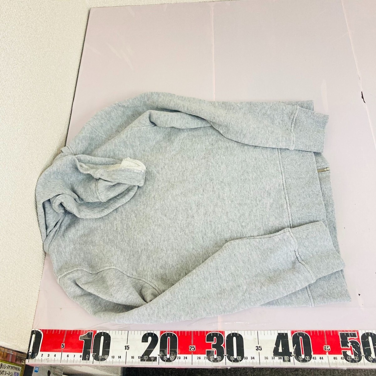 Mezzo Piano Hoodie Tops 140 Size Long Sleeve Gray With