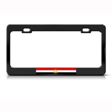EGYPT EGYPTIAN FLAG COUNTRY Metal License Plate Frame Tag Holder