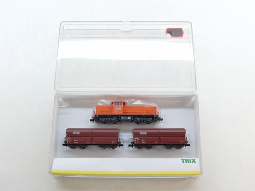 Minitrix N 11204 Güterzug-Set, RAG, Licht, DSS, NEM, NEU in OVP, geprüft #56622 | Zustand: Gebraucht
