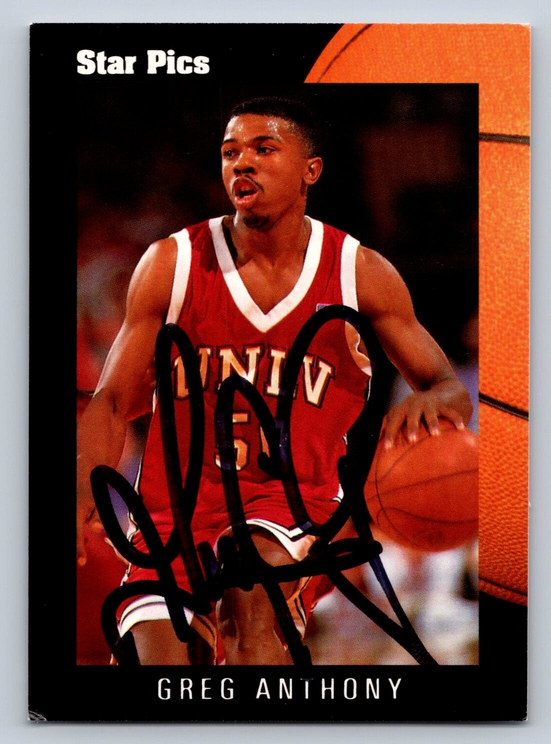 Greg Anthony Hand Signed Trading Card