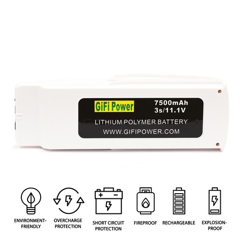 MaximalPower LiPo Battery 7500mAh 3S 11.1V Replacement for Blade Chroma Drone - Picture 7 of 10