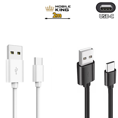 Typ-C Schnell Lade- Datenkabel 2m für SAMSUNG GALAXY A32 A50 A52 S10 S20 Note 10