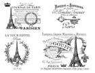 Vintage French Advertising Labels Furniture Transfers Waterslide Decals Mis580