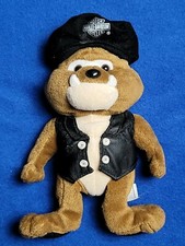 Harley Davidson Plush Bulldog Biker Dog 1999