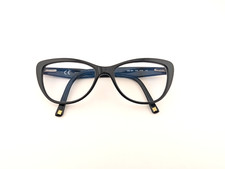 Escada Eyeglasses, Frames Only, VES 380 0700 Black, 53-16-140, Plastic, Italy