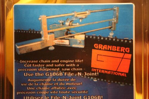 Granberg Chainsaw Chain Precision Sharpening Jig Kit File-N-Joint - Zdjęcie 1 z 1