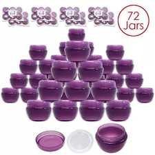 Beauticom® (72 Pieces) 50G/50ML High Quality Pink OV Container Jars 