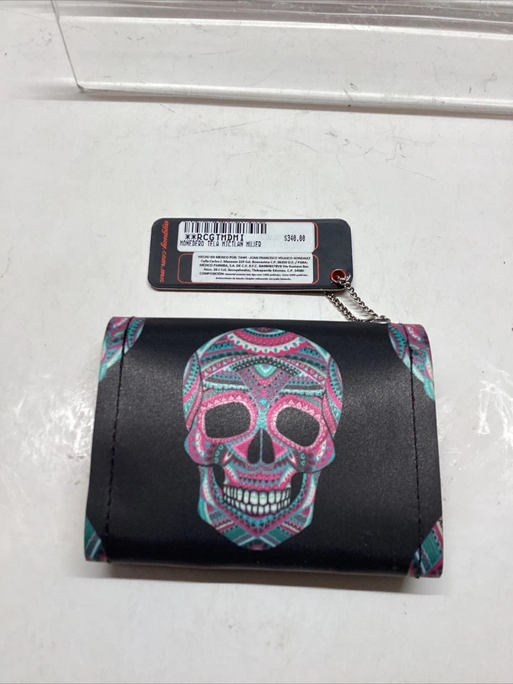 Ay Guey Mens Skull Wallet Card Holder - Image 3 of 4