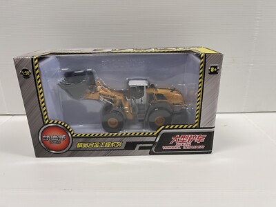 Wheel Fork Loader Model Forklift Crane Diecast Alloy Engineering Truck Kid Toy