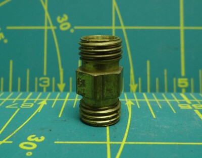 Pipe Nipple Pipe Fitting Hex Center 10.89mm Thread Diameter Both Ends 20 Pitch