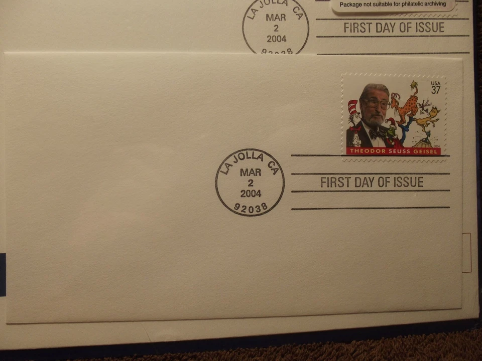 Theodore "Dr. Seuss Geisel" First Day Cover & Ceremony Program Scott 3835 - Image 3 of 3
