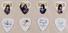 Kiss 2023 End of the Road Gold Logo Individual Pictures Usa Guitar Pick Set 4