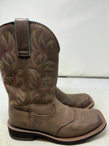 Ariat Delilah Toasted braune mittelgroße Damenstiefel 10018676 Größe 7 B - Bild 4 von 13