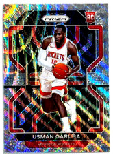 2021-22 Panini Prizm Basketball Silver Wave RC Rookie #321 Usman Garuba B