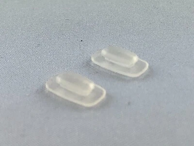 1 Paar Originale ic! Berlin Nasenpads ENP15t01s weiß Silikon Ersatz Nase Pads