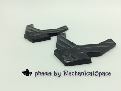 2X Black 3D U.S. Air Force USAF Car Auto Motorcycle Alloy Body Emblem Sticker