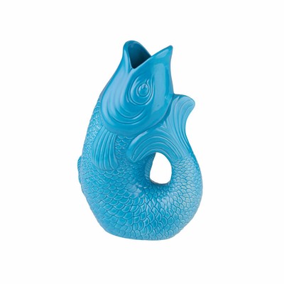 Vase Décoratif En Faïence Forme De Poisson Koi - Modèle Rainbow - Gift Company - Multicolore - Neuf