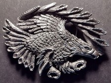 NEW Vintage EJC  93 Pewter Eagle Belt Buckle Made In USA
