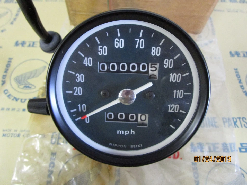 Velocímetro HONDA CB400F Honda Super Sport 400 cuatro NOS 37200-377-771 Foto 3 de 4