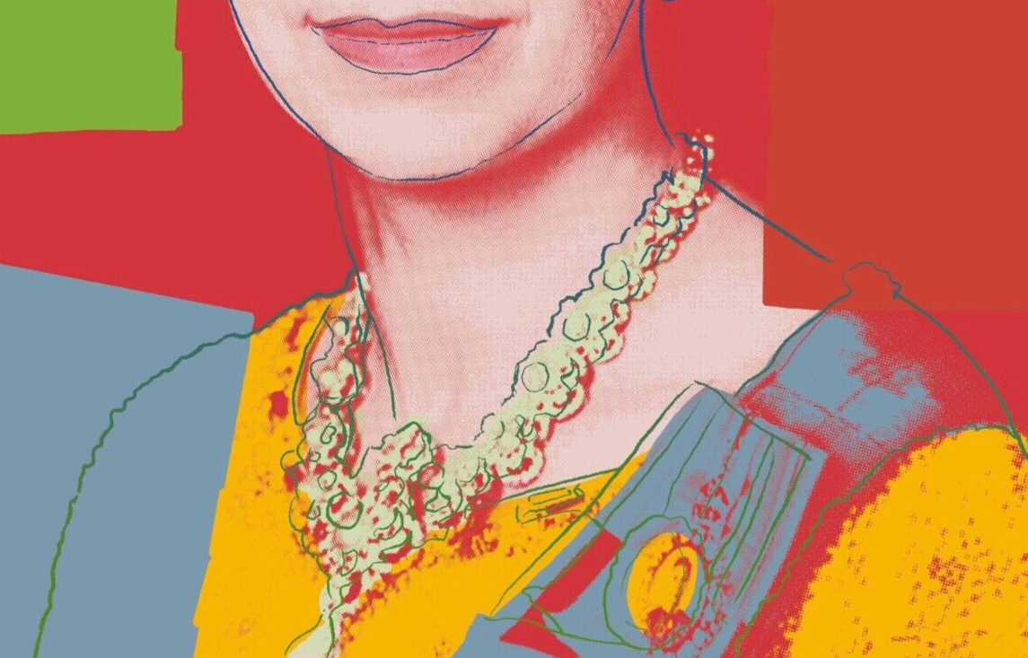 ANDY WARHOL Sunday B. Morning QUEEN ELIZABETH 334 LIMITED EDITION