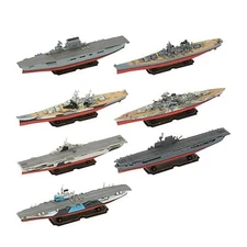 1/2000 Warship Model DIY Assembled Tabletop Decor Building Model Kits