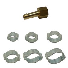 6 mm Schlauchtülle mit Überwurfmutter G1/8 ...