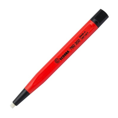 Ecobra Glasradierer Nachfüllbar – Roter Gummieradierer Für Glas, Whiteboards & Glatte Oberflächen