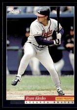 1994 Score Ryan Klesko Rookie Atlanta Braves #464
