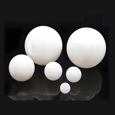 Weiße feste Silikon Ball Hüpfkugeln Kieselgelkugeln Durchmesser 2 mm bis 70 mm - Bild 1 von 4