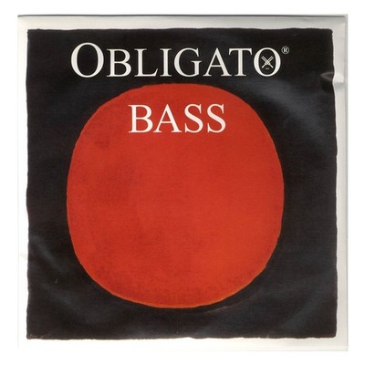 Obligato Double Bass String, D-string, Synthetic Core, 3/4'' length, Chrome Steel
