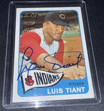2001 Topps - Team Topps Legends Autographs Luis Tiant #TT25R (AU)