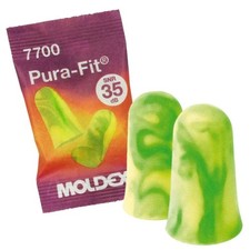 MOLDEX - Pura Fit 7700 Ear Plugs, Uncorded, SNR 35dB