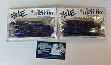 2 LAKE EFFECT LURE CO 4" RATTLIN' FEISTY FRY W/STANK SAUCE SOFT PLASTIC LURES