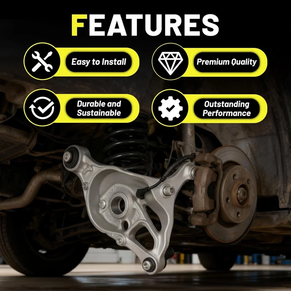 For 2013-20 Ford Fusion Lincoln MKZ Rear Lower Driver Side Control Arm Aluminum - Image 4 of 4