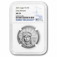 2021 1 oz American Platinum Eagle MS-70 NGC (Early Releases) 2574.08 per troy oz