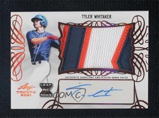 2021 Leaf Trinity Patch Auto Tyler Whitaker #PA-TW1 Patch Auto 0c3e