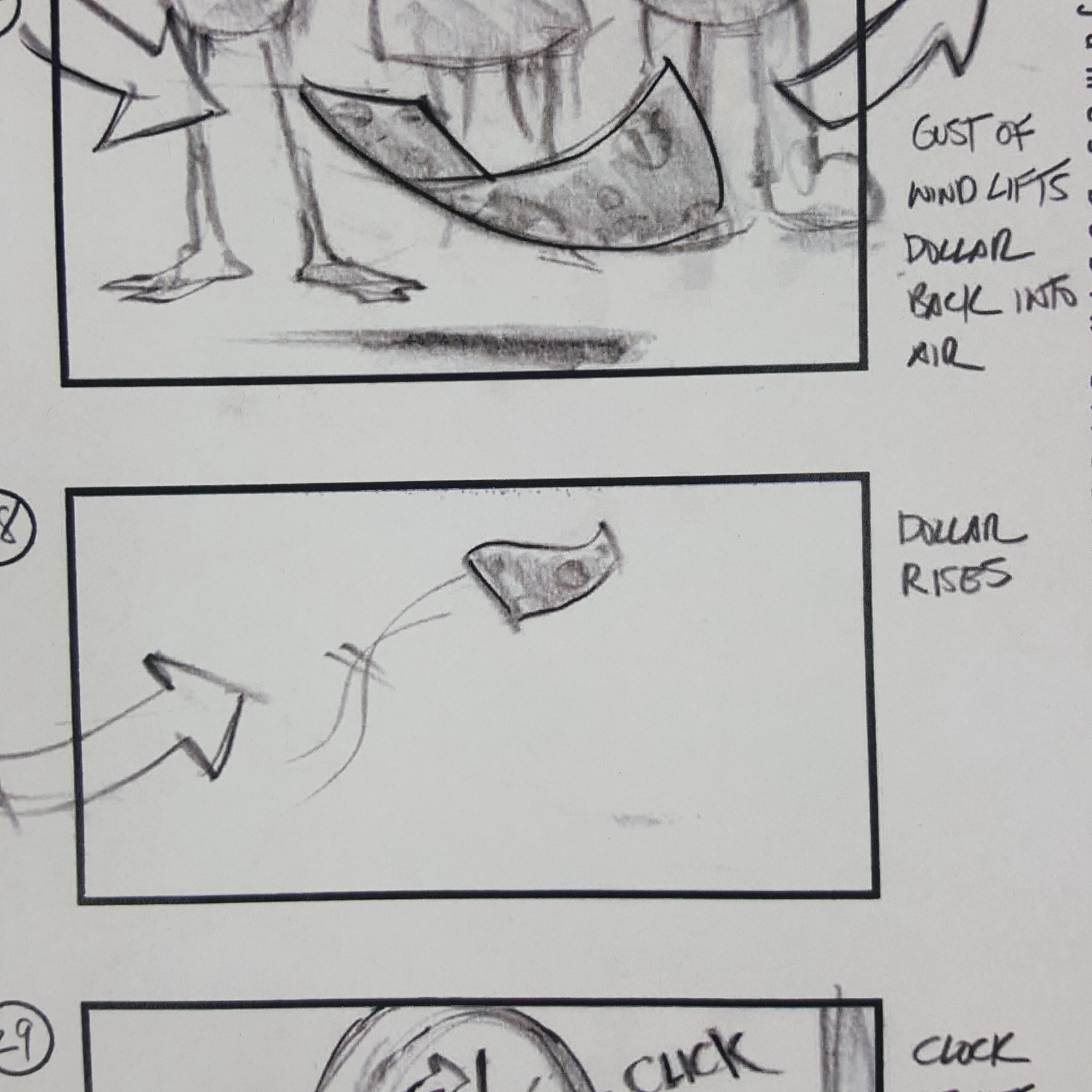Image 5 of The Muppets (2011) - Production Used Storyboard, Statler's Dollar, Time Runs Out
