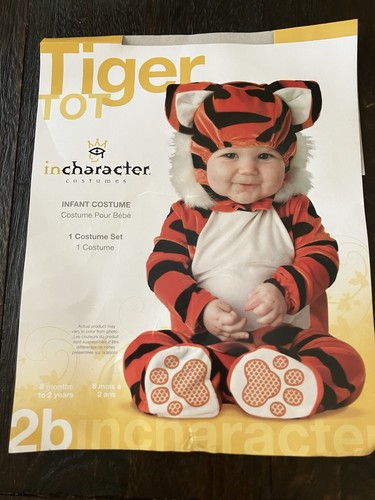 Tiger Tot Infant Costume L 18 Month - 2 Years Tigger