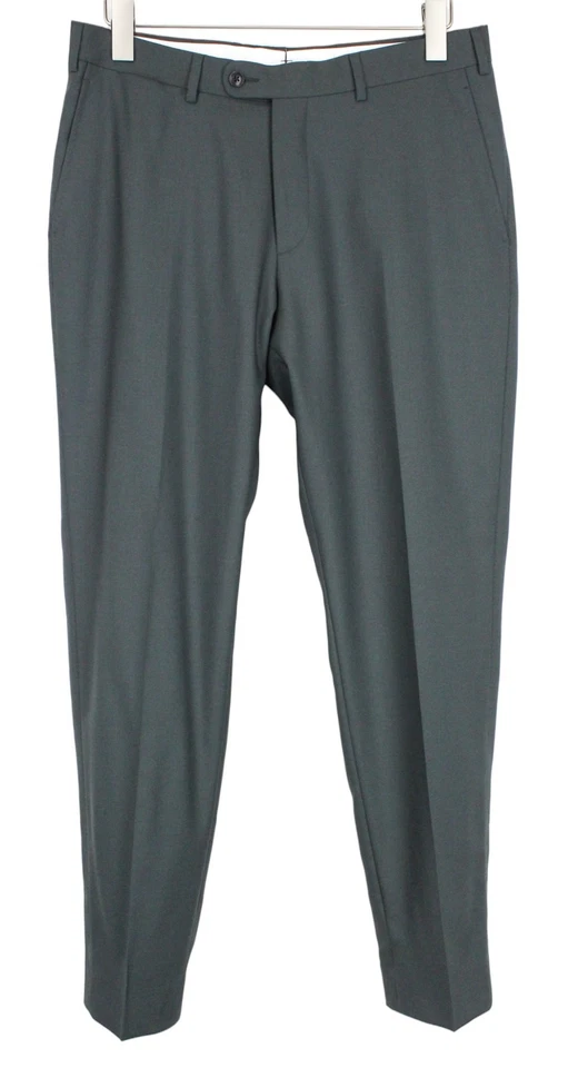 Suitsupply La Spalla Traje UK38S Hombre Verde Lana 2-Piece un Solo Pecho - Imagen 3 de 4