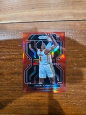 2021-22 Panini Prizm Jalen Johnson Red Prizm RC # /299 !! 🔥🔥 Atlanta Hawks