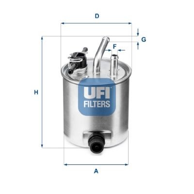 UFI 55.582.00 Kraftstofffilter Passend FüR Nissan-image
