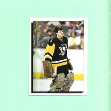 (1) DENIS HERRON 1984-85 O-PEE-CHEE  STICKER # 122 PENGUINS GOALIE (N1425)