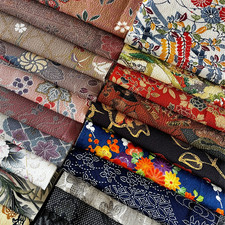 Vintage Japanese Kimono Silk Fabric Scraps 22pcsMix Bundle Color Kimono60316  4