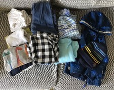 Boys Clothes Bundle Age 18-24 Months, tops, jumpers, trousers, coat, pjs