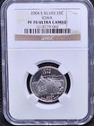 2004 S Silver Proof State Quarter 5 Coin Set NGC PF70 Ultra Cameo — photo 10