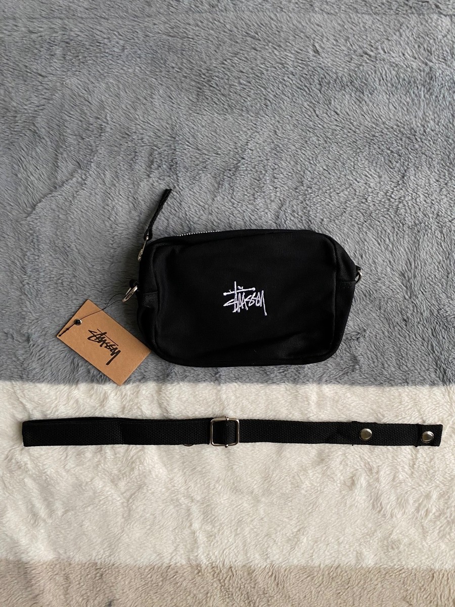 Stussy Canvas Pouch Logo Shoulder Bag Navy | eBay