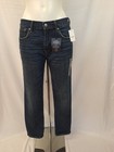 Gap Women’s Girlfriend Jeans Size 34/6  Blue BNWT stretch Mid rise Tapered leg