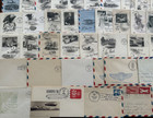 225+ postal covers cachets 1930's - 1970's air mail first flights FDC Art Craft — photo 8