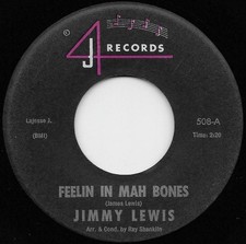 Jimmy Lewis - Feelin In Mah Bones / Koppin A Plea, 7